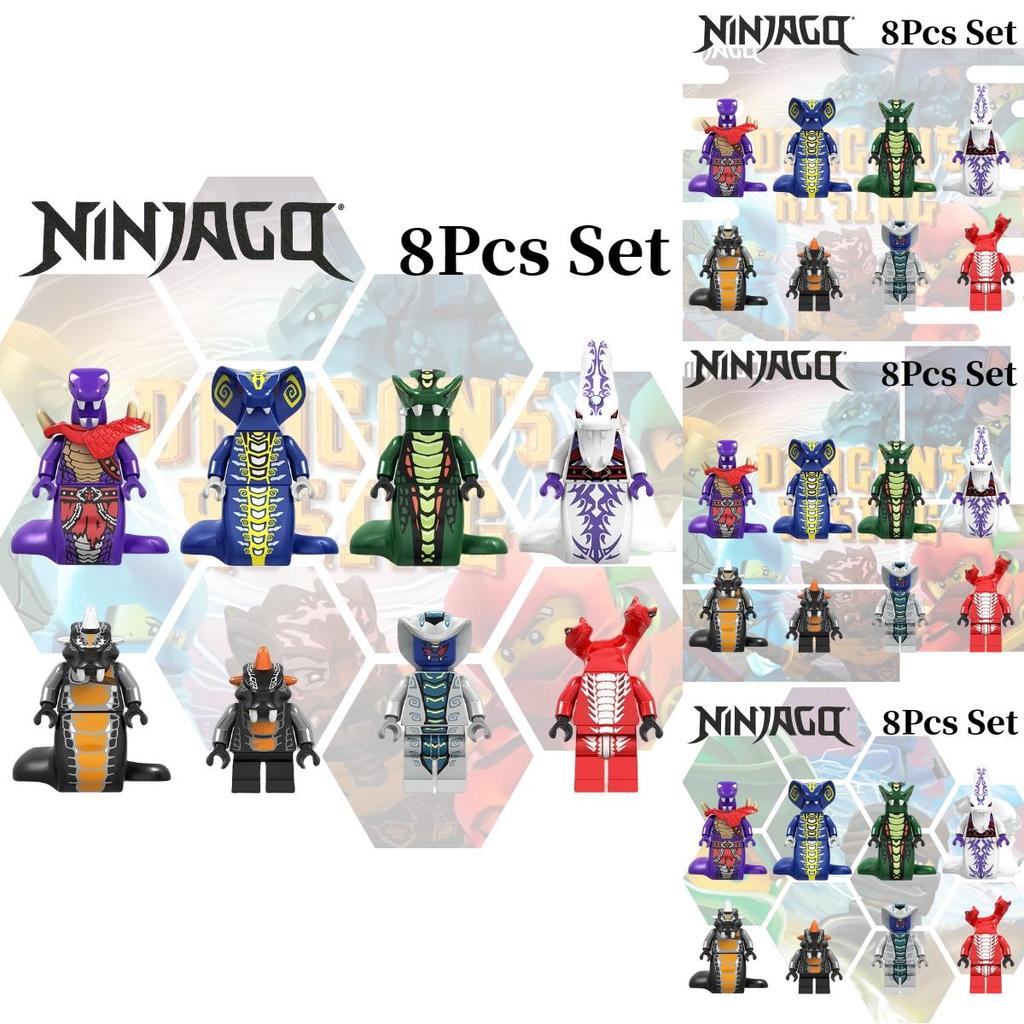 Hot Selling Ninja Series Building Blocks Toy A025-032 Diy Plastic Construction Export Type