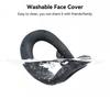 Replacement Silicone Face Cover for AMVR QUEST VR Face Reduces Light Leakage 3S, Cushion, Stain-Resistant, Sweat-Resistant, Washable, (Black)