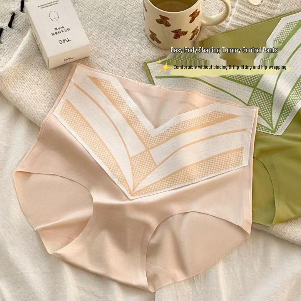 7A Antibacterial Waist Shaping Seamless Fitness Underwear - Women's Body Shaping Hip Lifting Panties with Pure Cotton Crotch