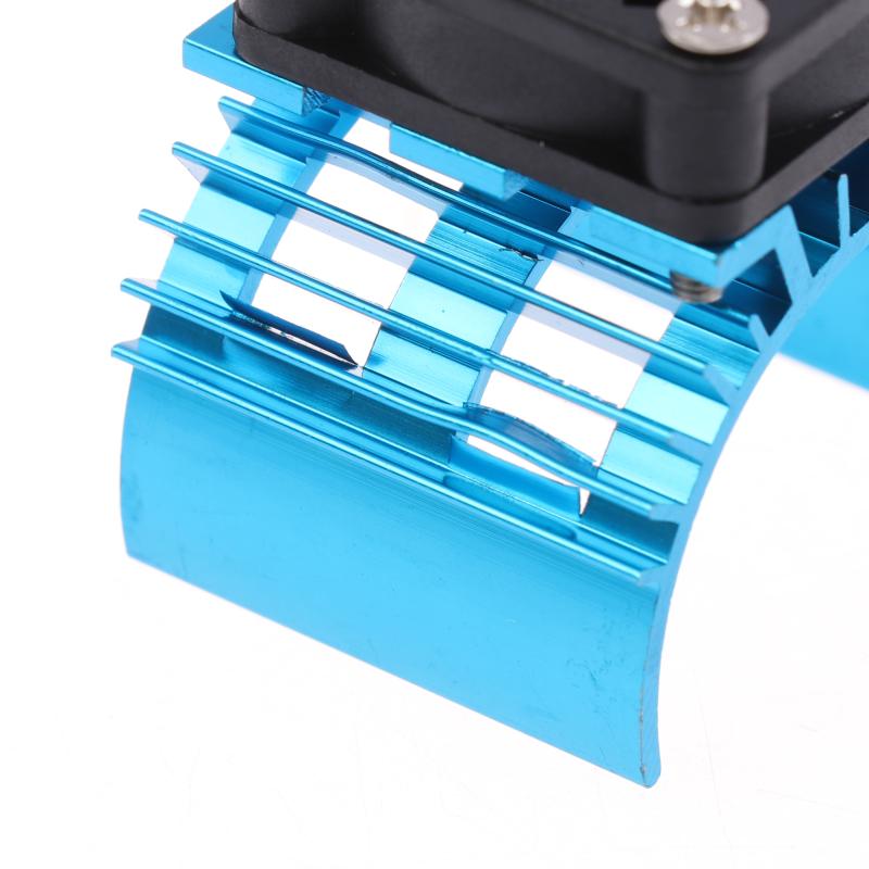 1 szt. Samochód elektryczny RC 540 3650 3660 Bezszczotkowy Silnik Radiator Pokrywa Wentylator Chłodzący Do 1/10 1/12124017 124016 Części