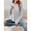 Women's Top Shirt Fall/Winter Long-Sleeve Shirt Knit Pullover Hoodie Pocket Sweatshirt