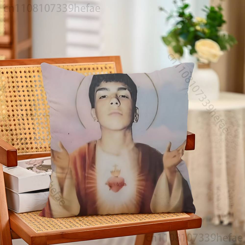 MMilo J 111 Singer Print Polyester Pillow Case for Valentine gift Home Sofa Cushion Cover Decoration Custom