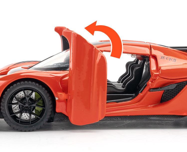 1:32 Jesko Supercar Model with Dihedral Doors - Nordic Sports Car, TikTok Favorite