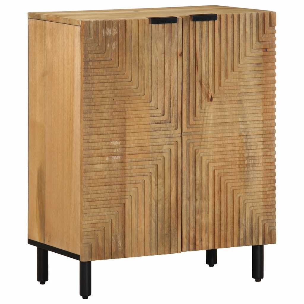 3 Piece Sideboards Brown 60x33x75 Cm Solid Mango Wood