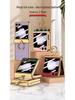 ZFlip5 Magnetic Hinge Leather Ring Case - Foldable Screen, Creative & Simple Design