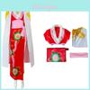 Anime One Piece Empress Hancock Cosplay Clothing Red Cheongsam Kimono Element Costume