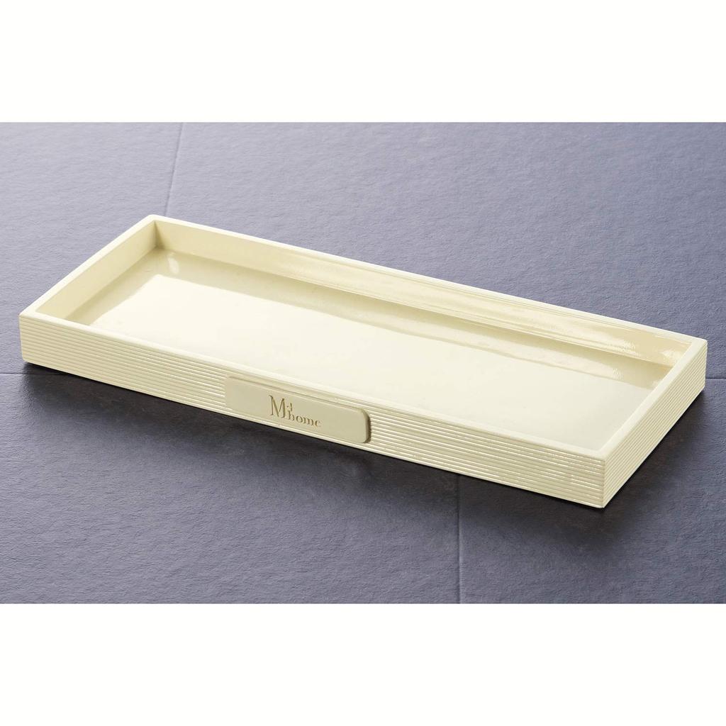 Senko Laurea X X 86233 M+home Tray, Ivory, Approx. W29.8 D12.1 H2.5cm,