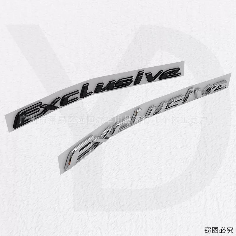 3D Electroplated ABS Letter Emblem Stickers Fit Rear Tail Waterproof Auto Exterior Tuning Custom Decor Badge Decals