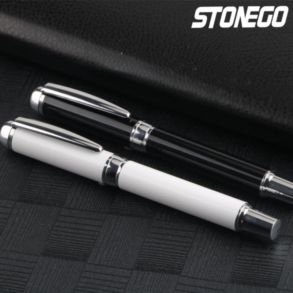 Stonego Metal Business Gold Nib Upscale Business Office School Conference Stationery Writing Supplies Chic Fountain Pen Gift Pen