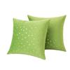 Ins Wind Velvet Pillow Small Four-leaf Clover Gold Pillow Case Sofa Cushion Pillow Office Waist Pillow Case