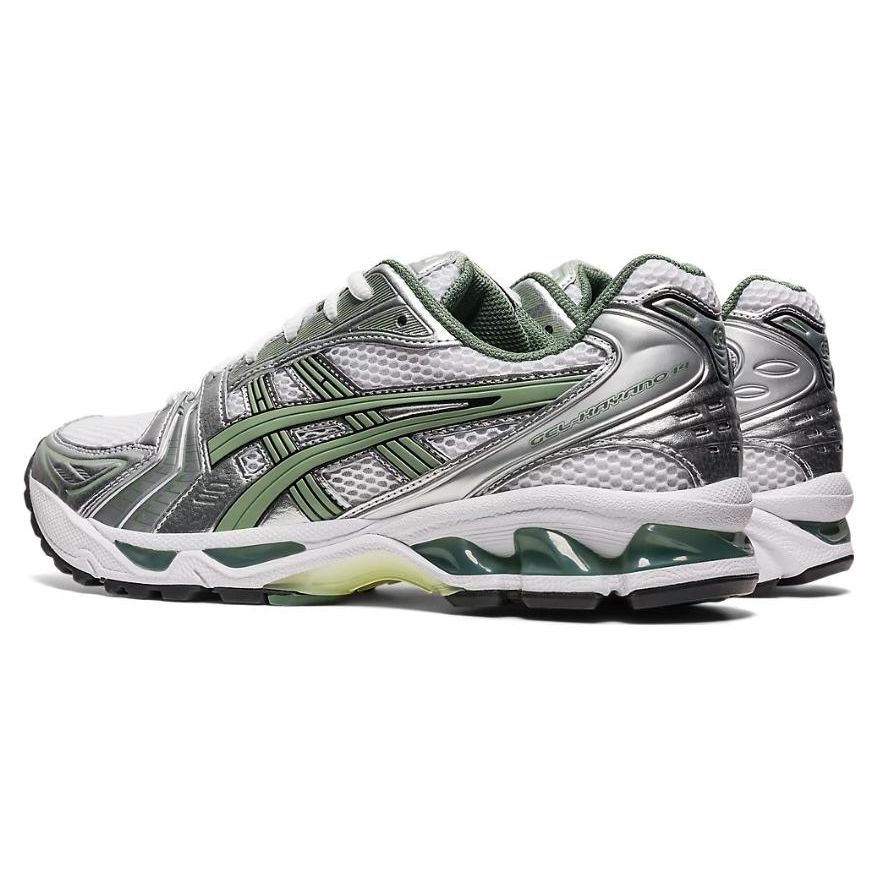 Asics Gel Kayano 14 Pure Silver Slate Grey Herren Sneakers Weiß 1201A019-107