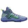 Li Ning Combat Hi Sonic Dämpfung Rutschfest Abriebfest Mittelhohe Basketballschuhe Herren Hell-Irisblau ABAR059-4