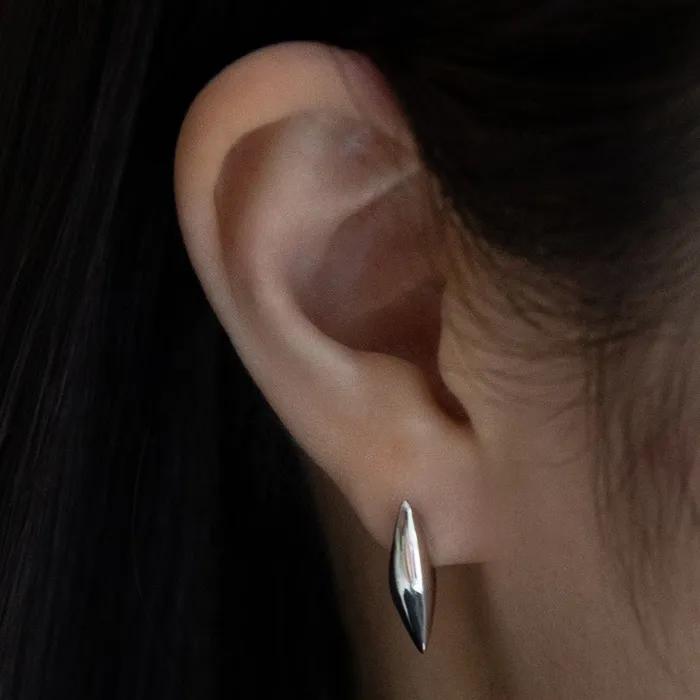 Small Root Earrings (silver)