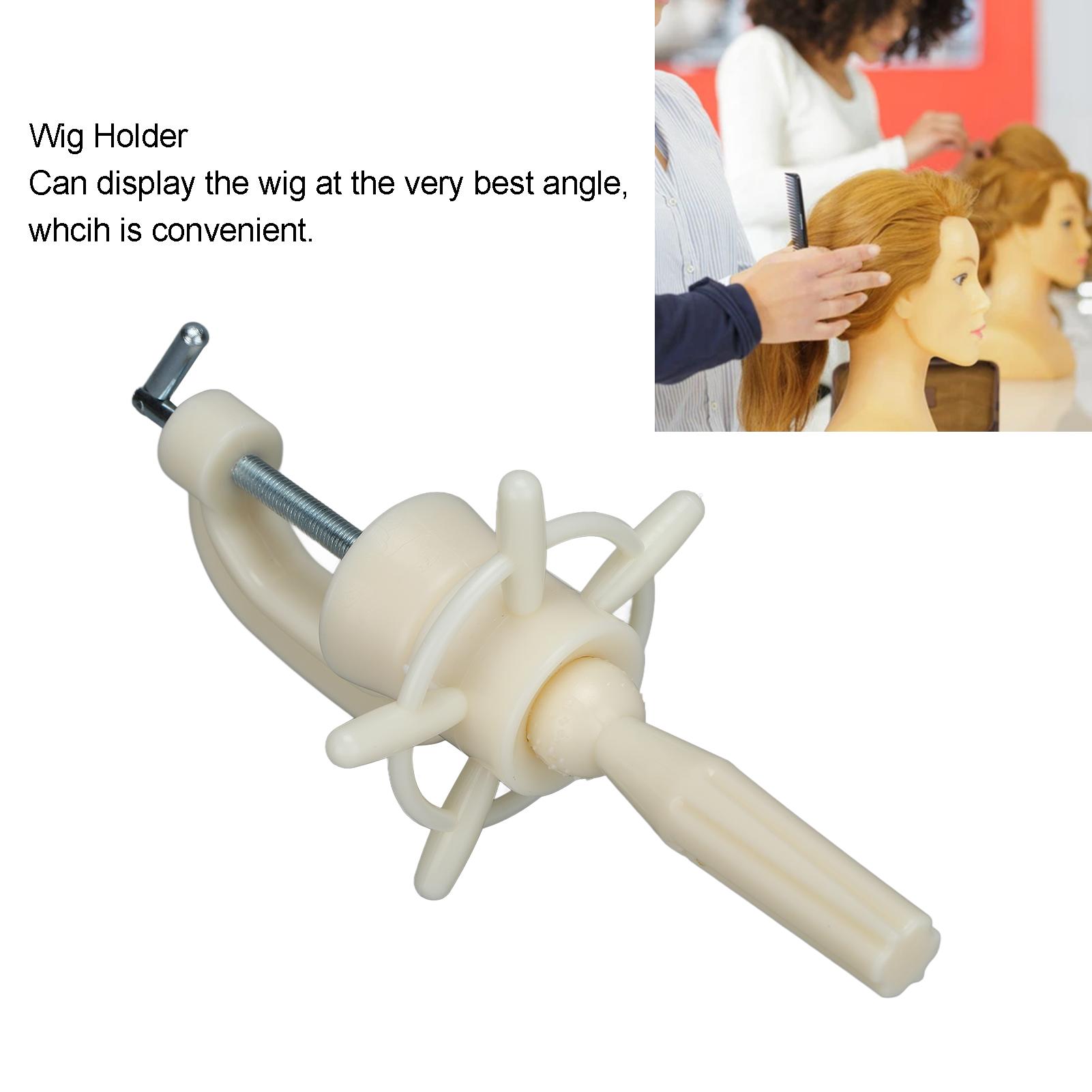 

Wig Stand Adjustable Mannequin Head Base Holder for Styling Training Hairdressing