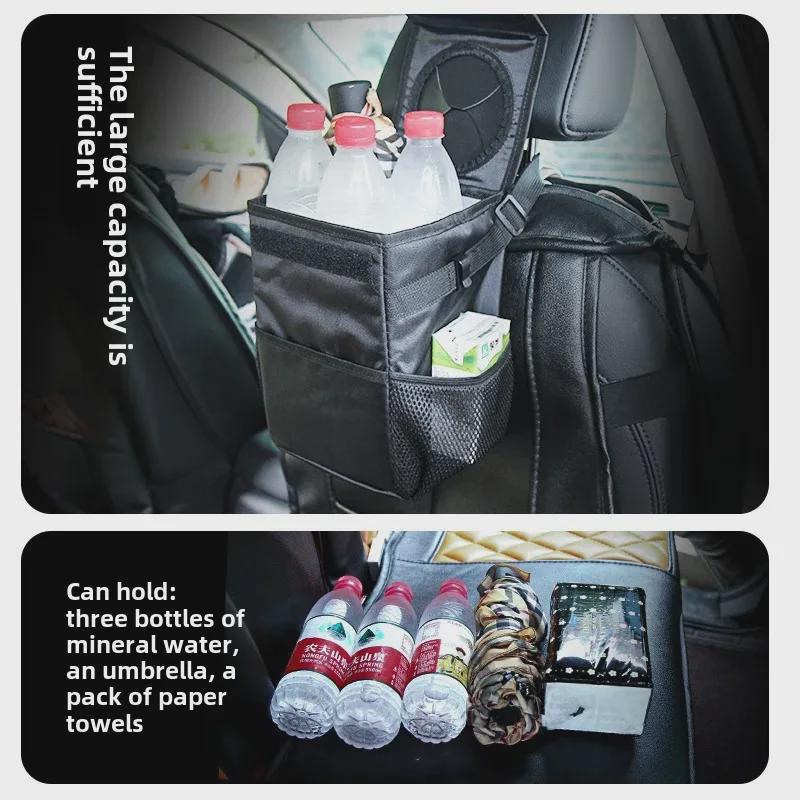 Przenośny Składany Kosz na Śmieci do Montażu w Samochodzie z Wielofunkcyjnym Designem do Zawieszania