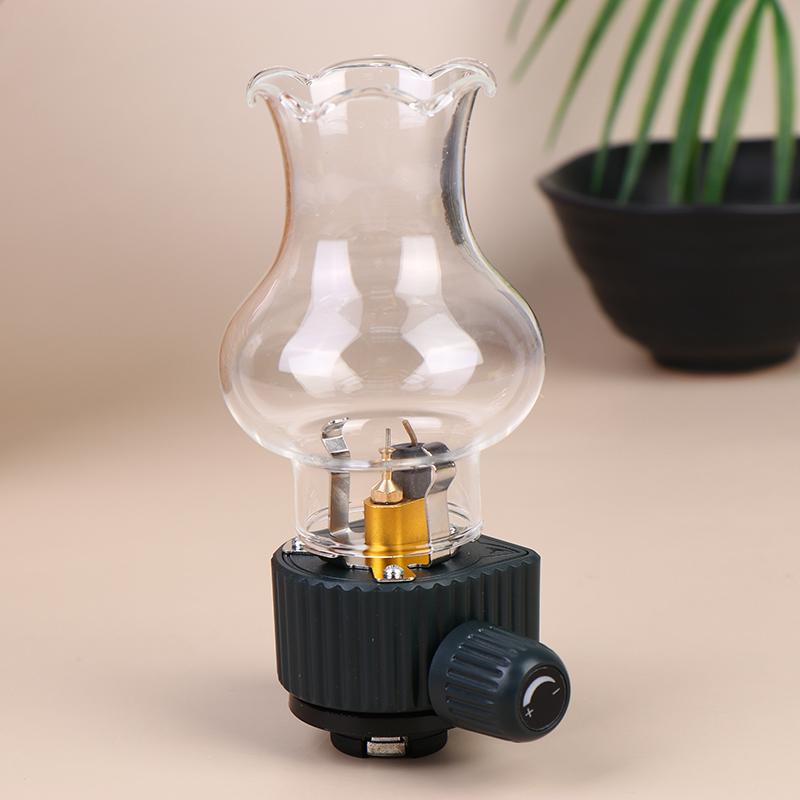 Portable Butane Gas Light,Suitable For Camping,Fishing And Picnic,Compact Outdoor Candle Light With Night Lighting 1Pc