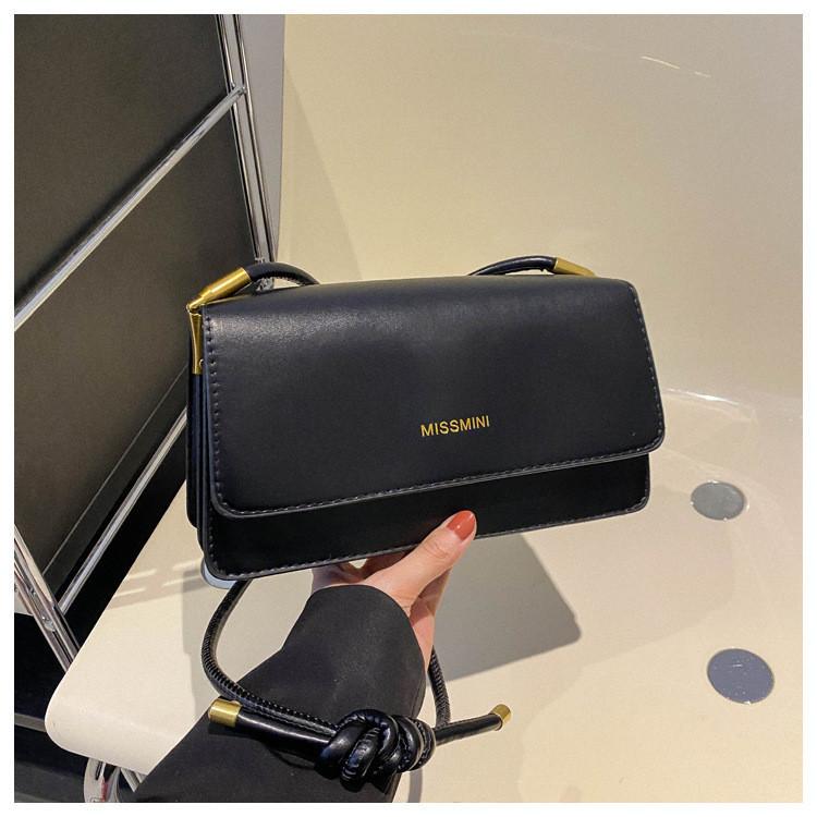 

Fashionable Minimalist Solid Color Texture Stitching Bag Women s Bag 2024 Winter New Commuting Hand-held Shoulder Crossbody Bag чёрный