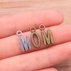 Zinc Alloy Alphabet Charms: 2 Colors, 26 Letter Pendants for Jewelry, Handbag, and Mobile Phone Accessories