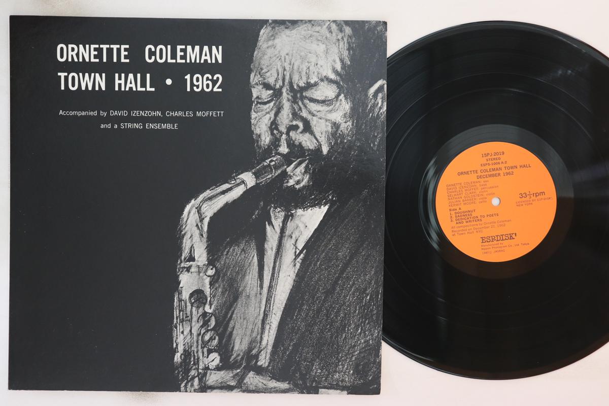 

LP Record ORNETTE COLEMAN - Town Hall, 1962 15PJ2019 ESP DISK 1980 Japan Jazz Used