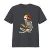 Halloween Skeleton Gamer Video Gaming Boys Unisex Kids T Shirt Vintage Soft Versatile Fashion Homme Breathable Stretched