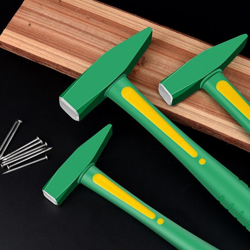 Slagvast Hamer met Antislip Handvat en S/M/L Maat Schokbestendige Hamer voor Bouwveiligheid Multitool