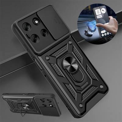 Ochranný kryt pre Motorola Moto G56 G86 5G G15 G35 G55 G75 G85 G04 G24 G54 G84 E14 E15 Ochranný kryt objektívu Krúžkový stojan Držiak Fundas