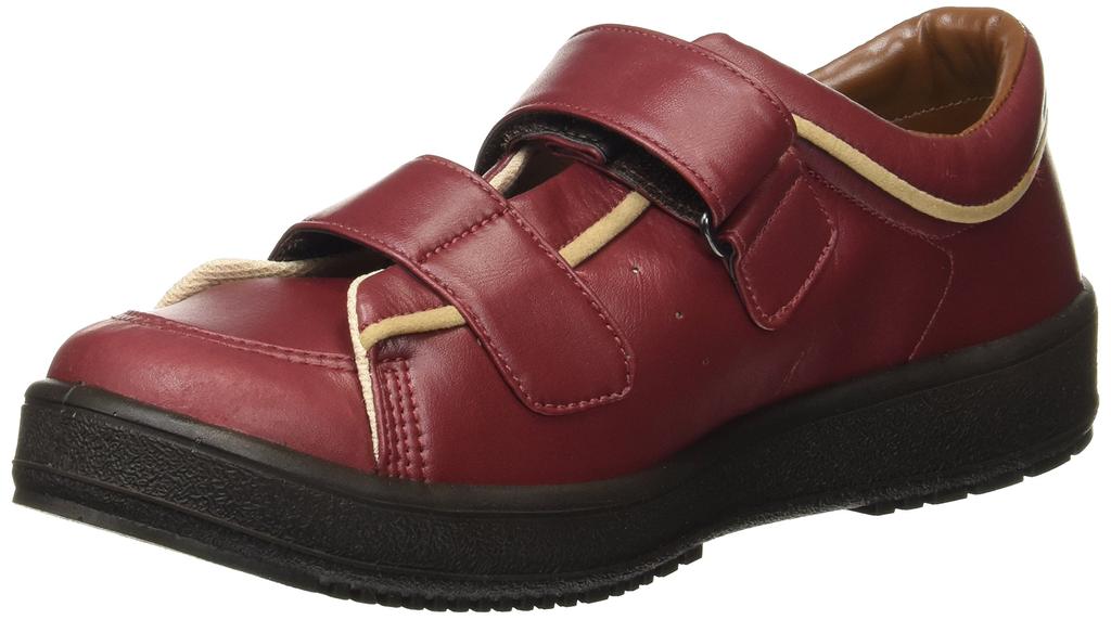 Moonstar 05 Medical Shoes Foot Size cm V-Step (Left Only), Wine, 26.0
