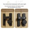 Zinc Alloy Password Lock 90/180 Degree Luminous Sign Sliding Door Lock 3-Digit Combination Mechanical Password Combination Lock