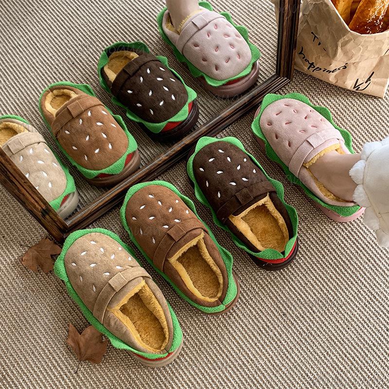 Fashion Autumn Winter Slip on Women Plush Slippers Warm Fashion Mules Indoor Home Slides Comfortable Casual Shoes Lady Zapatos De Mujer