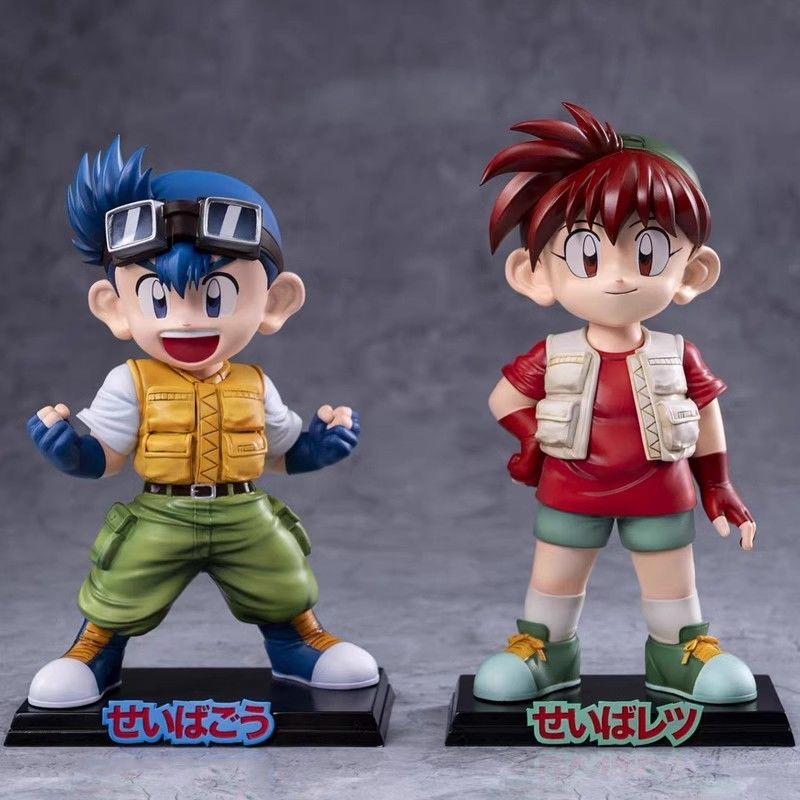 16cm Bakusou Kyoudai Let'S&Go Figure Go Seiba Seiba Retsu Anime Figure Stand Action Figurine Models Statue Collection Toys Gifts