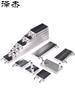 8-10mm Barb 40 80 120 160 200 mm Aluminium Liquid-cooled Water Board Heat Exchanger for CPU Graphics Mold