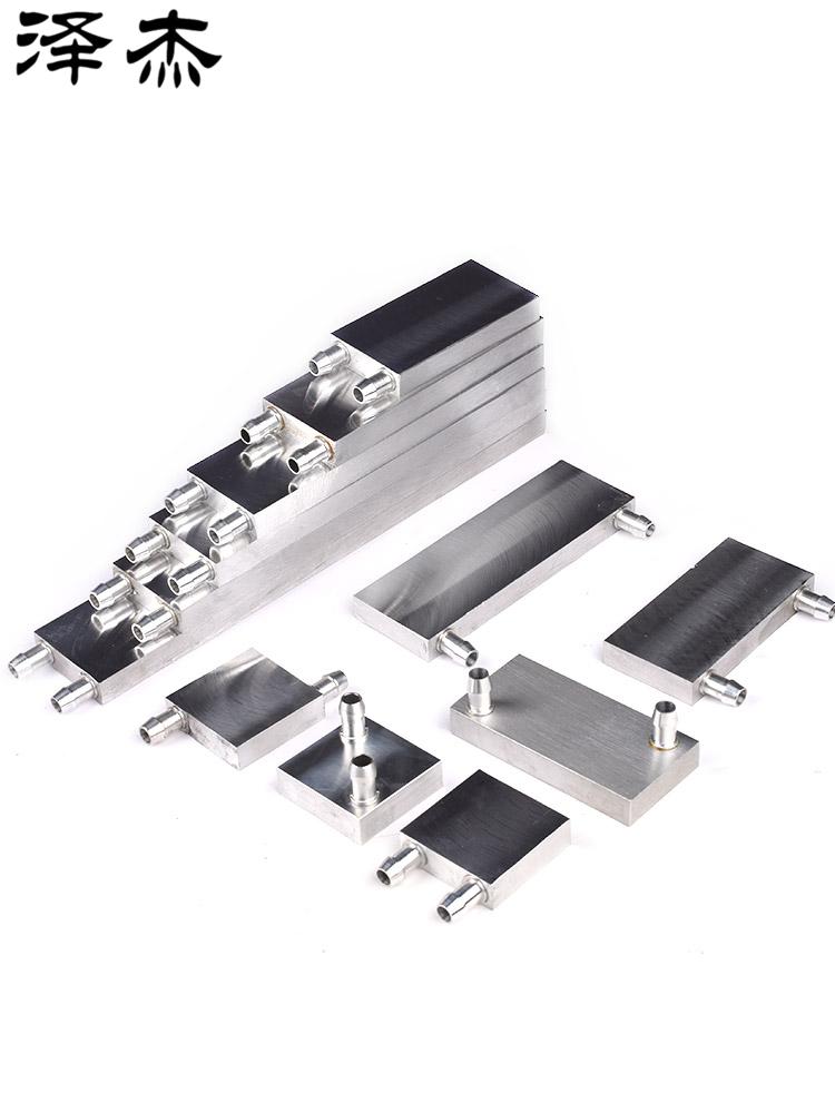 8-10mm Barb 40 80 120 160 200 mm Aluminium Liquid-cooled Water Board Heat Exchanger for CPU Graphics Mold