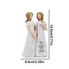 Sisterhood Good Sister Theme Best Friends Statue Sculpture Figure Ornaments Home Decor Anniversary Wedding Keepsake Gift