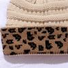 Beanie Hat For Women Men Winter Hat Knitted Autumn Leopard Hat Outdoor Crochet Warm Bonnet Cap Female Hats For Girl Hat