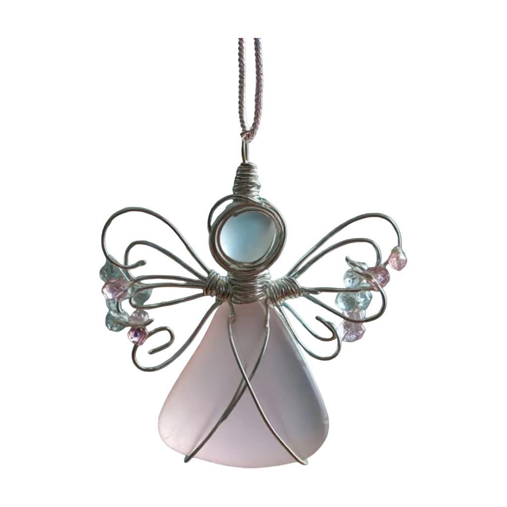 Handmade Sea Glass 2D Ornament, Sea Glass Ornaments