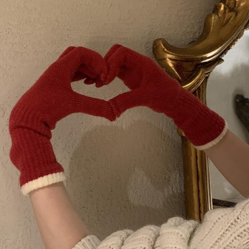 Milage Women s Warm Faux Cashmere Touchscreen Gloves