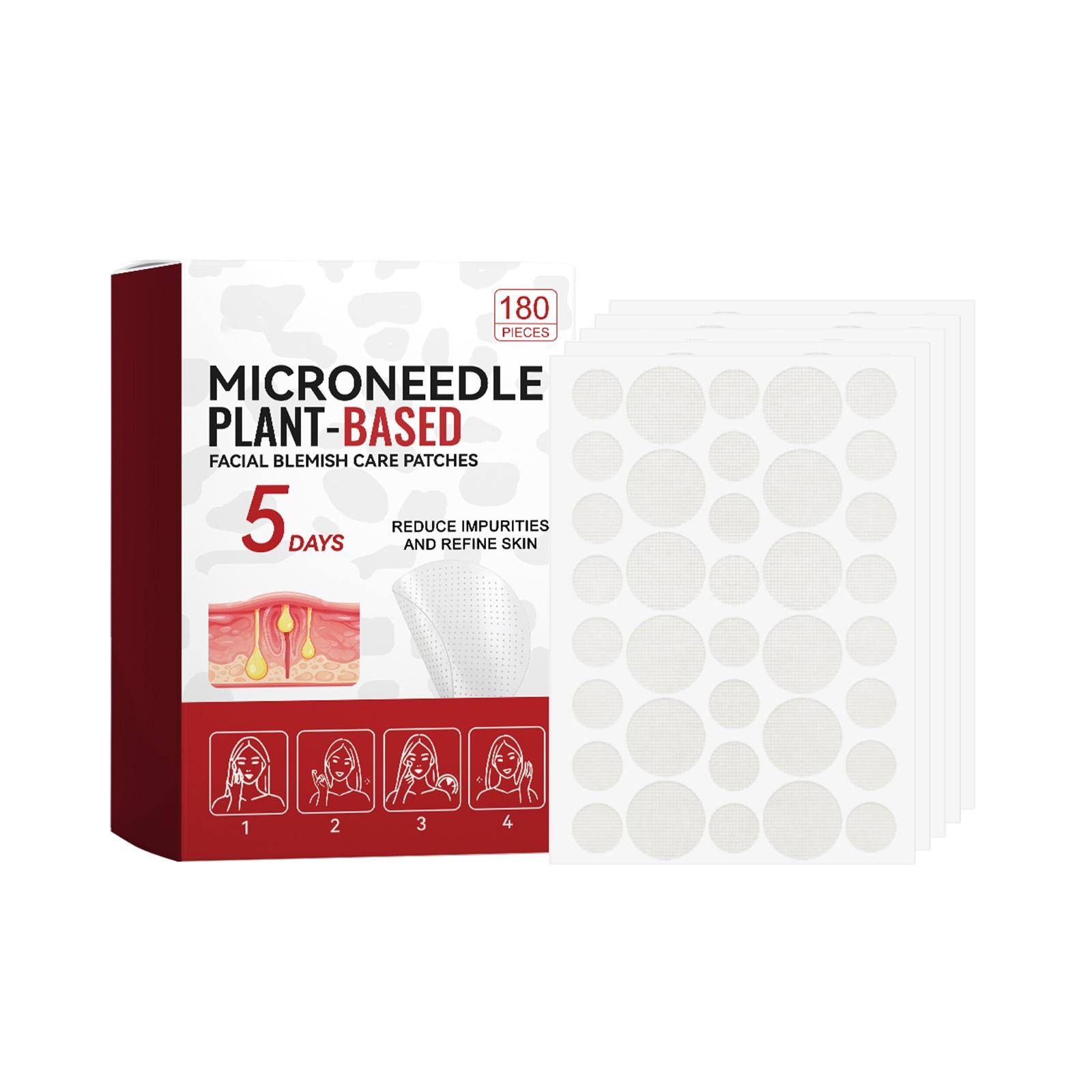

Microneedle Plant-based Skin Care Patches, Acne-reducing Patches, Covering Areas And Blemishes червоний