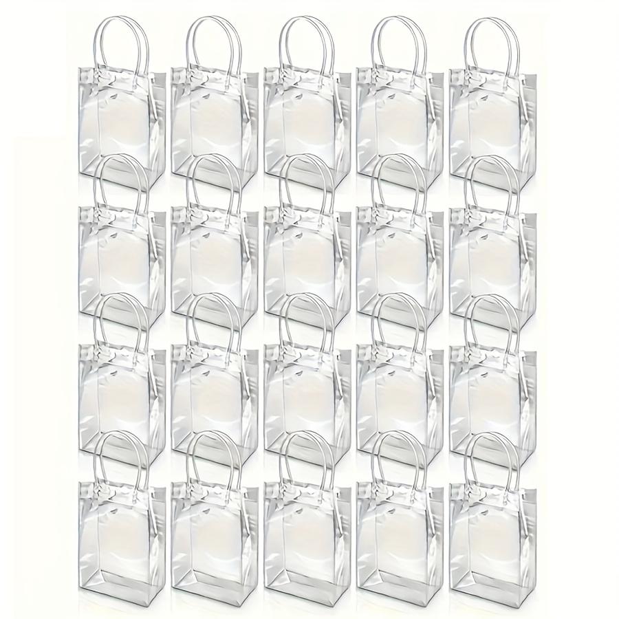 

20 шт. ПВХ Прозрачная Сумка-Тоут Сумка для Подарков Сувенир для Подружки Невесты Косметическая Упаковочная Сумка Сумка для Цветов Подарочная Сумка для Праздничной Вечеринки 20pcs чистый