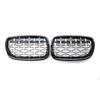 For BMW X5 E70 X6 E71 2007-2013 Car Grille Front Kidney Grill Diamond Style Chrome Black 51137157687 51137157688 51137185223