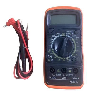 High-Precision Portable Digital Multimeter with Backlight & Buzzer