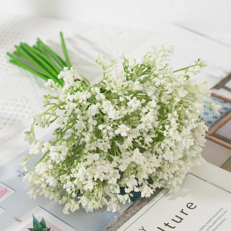 Handheld Gypsophila Artificial Flower Bouquet For Wedding Room Gift Decoration