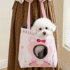 Breathable Cat Carrier Bag Portable Pet Carrying Bag Portable Canvas Pet Carrier Bag  Pet Handbag