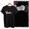 COOLMIND CAT Print  BLACK Short Seleve 100% Cotton Exclusive Graphic Women T Shirt Big Size O-neck Cotton Cat Lover Women Tshirt