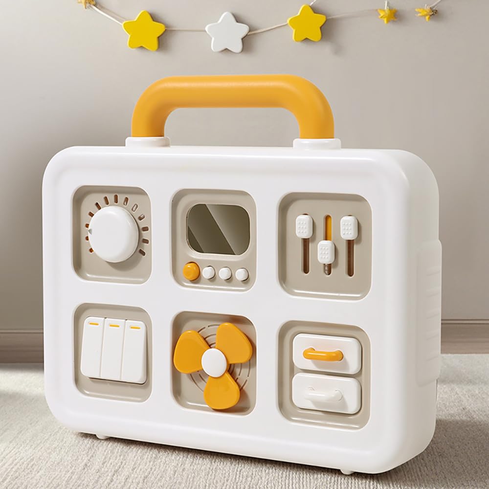 

MFDXWCV Montessori Educational Toy, Busy Board, Ages 0, 1, 2, and 3, Birthday Gift for Boys and Girls, Baby Toy, Ages 6-12 Months, Children s Toy