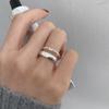 Fashion Stylish Korean Open Adjustable Ring For Women Featuring Elegant Cow Design Pattern