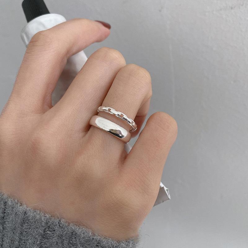 Fashion Stylish Korean Open Adjustable Ring For Women Featuring Elegant Cow Design Pattern