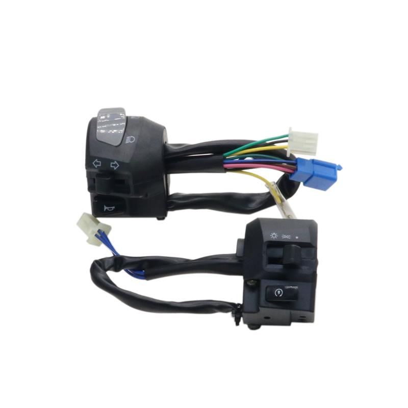 LMoDri 22mm Motorcycle Switches Motorbike Horn Button Turn Signal Lamp Light Start Handlebar Controller Switch For Yamaha