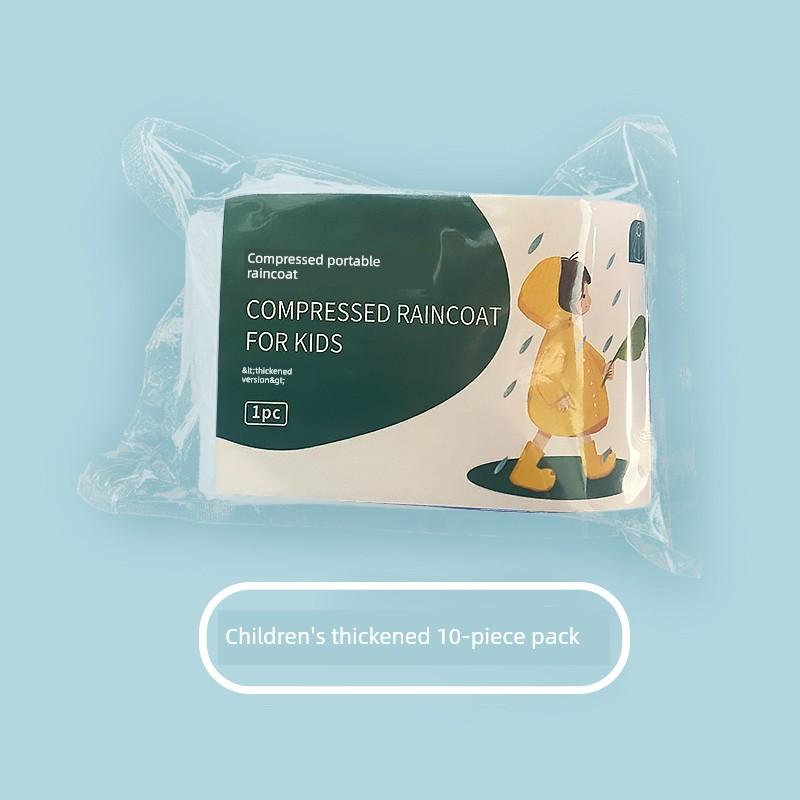 Children's Disposable Raincoat, Full-Body Portable Poncho for Kindergarten Students, Boys and Girls, Elementary School Students, with Thickened