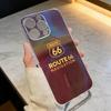 A-American R-Route 66 Phone Case Transparent Silicone Soft For iPhone 17 16 15 14 13 12 11 Mini Pro Max Plus