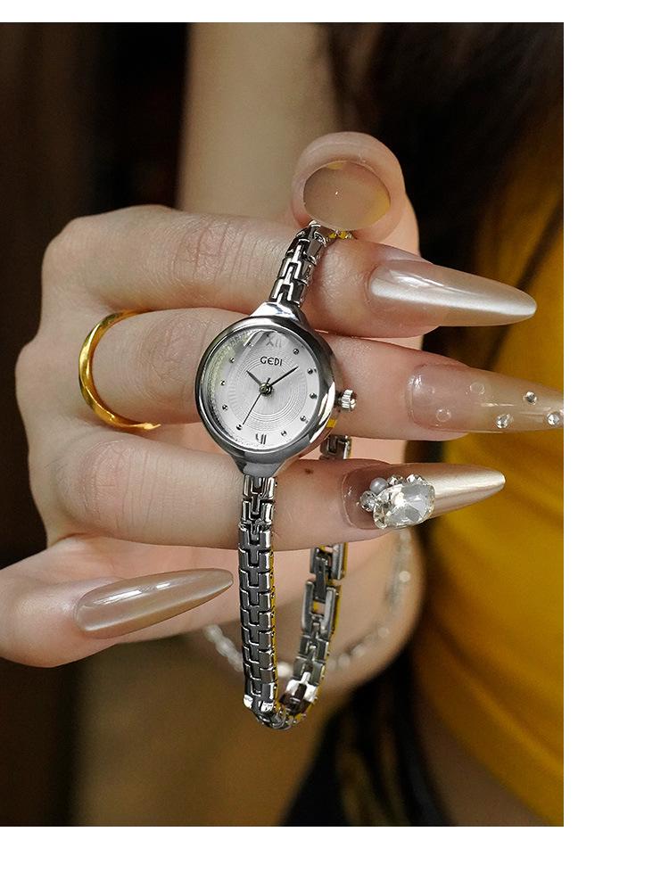 Gedi Vintage Lyx Mångsidig Student Kvarts Armbandsur